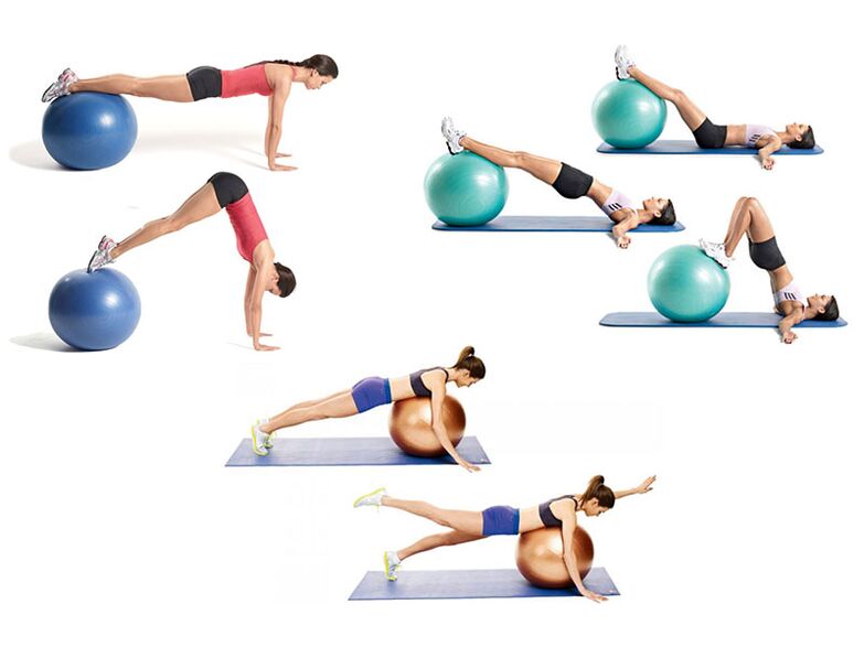 For the treatment of osteochondrosis of the spine, exercises from the complex of exercise therapy are performed